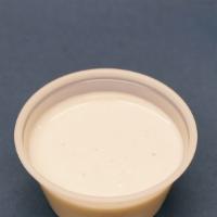 White Sauce · Mayonnaise, Vinegar, Seasoning
Contains Nuts, Dairy, Gluten