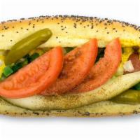 Chicago Dog · Genuine Chicago Vienna all-beef hot dog steamed in a poppy seed bun with all the classic top...