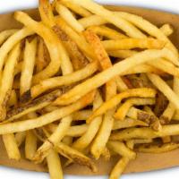 French Frites · Fresh cut, double-fried  for a deeper rich flavor