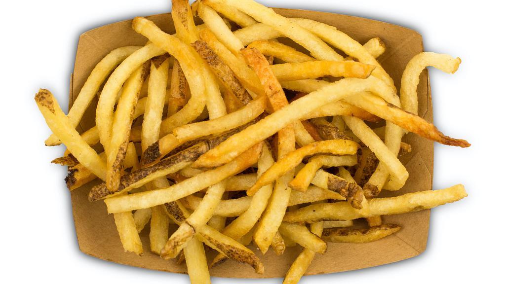 French Frites · Fresh cut, double-fried  for a deeper rich flavor
