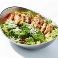 Avocado Grilled Chicken Salad · Tender strips of grilled chicken with Avocado, crisp hearts of romaine and baby arugula mixe...