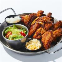 Bbq Chicken Wing · Lightly fried for crunchy skin, then grilled and marinated with our signature sauce. (Sauce ...