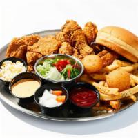 Half Chicken Combo (A) · Any choice of our Half chicken With a side of small French fries, 2pcs of cheese ball, small...