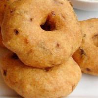 Vada · Two deep fried lentil donuts