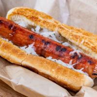 Hot Dog With Sauerkraut · 