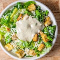 Caesar Salad · Romaine Lettuce, Parmesan Cheese, Croutons with Caesar Dressing