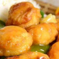 Szechuan Chicken  · Hot and spicy.