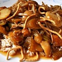 Beef Chop Suey · With White Rice