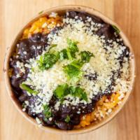 Rice & Beans · mexican rice + beans + cotija cheese + cilantro