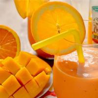 Mango, Orange & Pineapple Juice · 