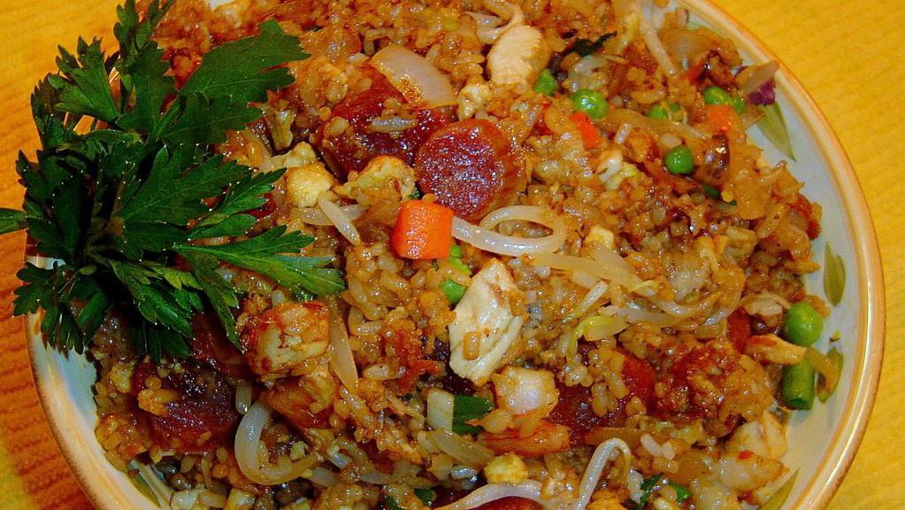 House Special Fried Rice · Chicken pork shrimp.