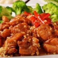 General Tso'S Chicken · Spicy. Lightly battered chunks of chicken stir-fried with broccoli in spicy ginger sauce. Se...