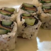 Zen-Zen Roll · Seaweed Salad, Bean Curd, Asparagus & Mushroom.