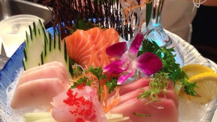 Sashimi Dinner · Fifteen pieces of chef's daily inspirational assortment.