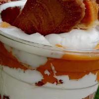 Pumpkin Pie Or Sweet Potato Cheesecake 16 Oz Jar  · Sweet Homemade Pumpkin Or Sweet Potato  Pie & Creamy Cheesecake Biscoff Topping

Comment cho...