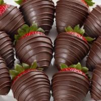 1 Dozen Chocolate Covered Strawberries  · 1 Dozen Chocolate Covered Strawberries 
Milk Chocolate & Chocolate Sprinkles