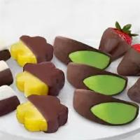 Chocolate Covered Mixed Fruit   · The best variety of our semisweet chocolate dipped fruit in one delicious box! In our Simply...