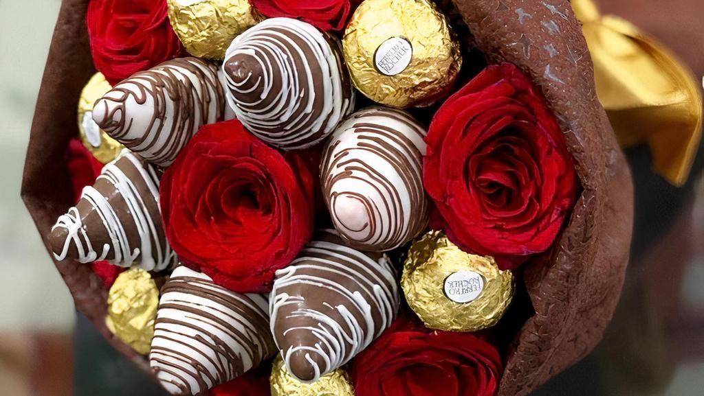 Ferrero Rancher  Sweet Love Bouquet   · Gourmet Chocolate , Candy & Flowers