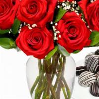 One Dozen Roses & One Dozen Oreo’S  · This thoughtful gift of decadent sweets and fresh, fragrant red roses is sure to make their ...