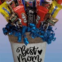 Best Mom Ever  Gift Bouquet  · Flavors Choices 
All Chocolate Candy 
All Fruit Candy 
Combo of both