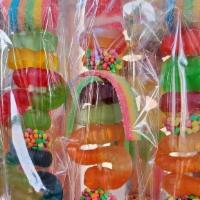 10 Fun Mix Candy Kabobs  · Candy party favors