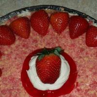 Ann Marie’S Strawberry Crunch Cheesecake  · Strawberry Crunch Cheesecake  With Fresh Strawberry Topping