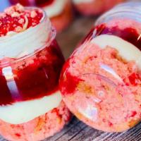 Strawberry Cream Cake Jar  · 