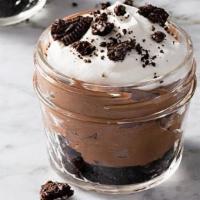 Chocolate  Cream Pie Jars · Chocolate Cheesecake Chocolate Crumb Creamy Vanilla & Chocolate Cake Crumb Topping
