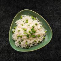 Peas Pulao (Vegan) · Our long grain aromatic basmati rice, steamed to perfection with green peas