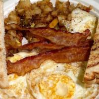 2 Egg On Roll With Bacon · 