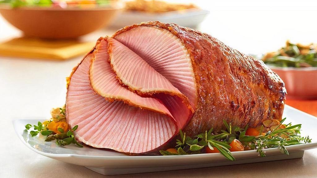 10 - 10.99 Lb. Honey Baked Ham · Our Gold Standard - always moist and tender Bone-In Honey Baked Ham, smoked for up to 24 hours with our special blend of hardwood chips then hand-crafted with our sweet & crunchy glaze. We've been told time and time again that we have the World's Best Ham. Spiral sliced, fully-cooked and ready to serve for convenience.
