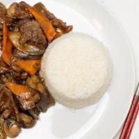 Fried Eggplant With Beef · Chinese Eggplant.