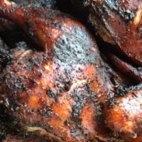 Jamaican Jerk Chicken · Jamaican jerk spices creates a unique spicy flavor to our chicken! Served with our signature...