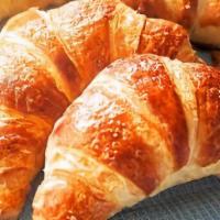 Croissant · Homemade baked croissant
Choose from bacon, egg, cheese, or all three!