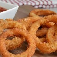 Onion Rings · Crispy onion rings!