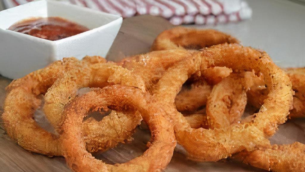 Onion Rings · Crispy onion rings!
