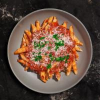 The Meaty Pasta · Your choice of pasta served with homemade meat sauce.
