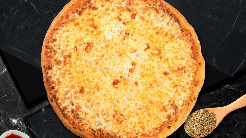Don'T Miss The Cheese Pizza · Fresh tomato sauce, shredded mozzarella and extra-virgin olive oil baked on a hand-tossed dough.