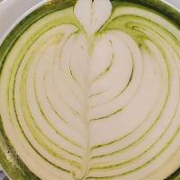 Matcha Latte · Pulverized Japanese green tea blended with choice of milk - 8 oz.