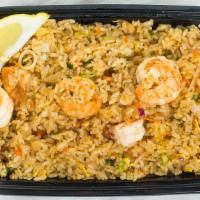 Fried Rice (16 Oz.) · with Chicken, with Shrimp for an additional charge.