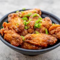 Buffalo Wings · Fried chicken wings tossed in our hot sauce.