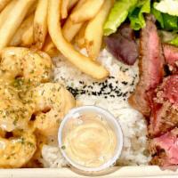Surf And Turf · One of our most popular combos!  Our surf and turf is our Grilled Sirloin with Sauce and our...