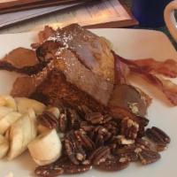 Banana Pecan French Toast · With this version of our stuffed French toast we load it up with sliced bananas and toasted ...