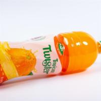 Tropical Juice · Fresh squeezed oranges blended with sweet mangoes.