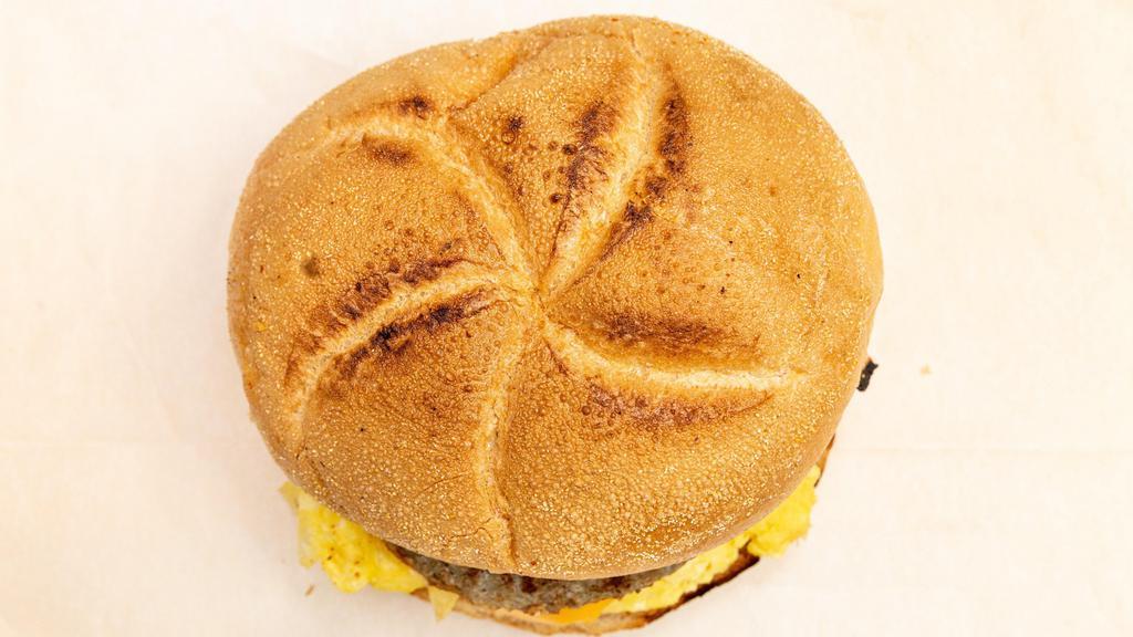 Beef Sausage Egg & Cheese · 