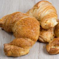 Croissant · Freshly baked flaky and perfectly butter croissant.