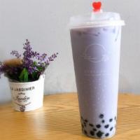 Taro Milk Tea · Include boba
