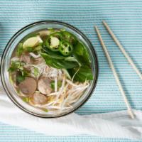 Phở Bò Viên · Beef ball pho.