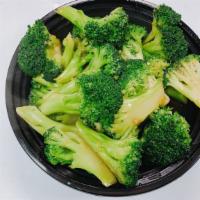  Broccoli · With Garlic or Oyster Sauce.
