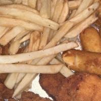 Lievito'S Appetizer Sampler · Chicken wings, chicken fingers, french fries, jalapeno poppers, mozzarella sticks, onion rin...